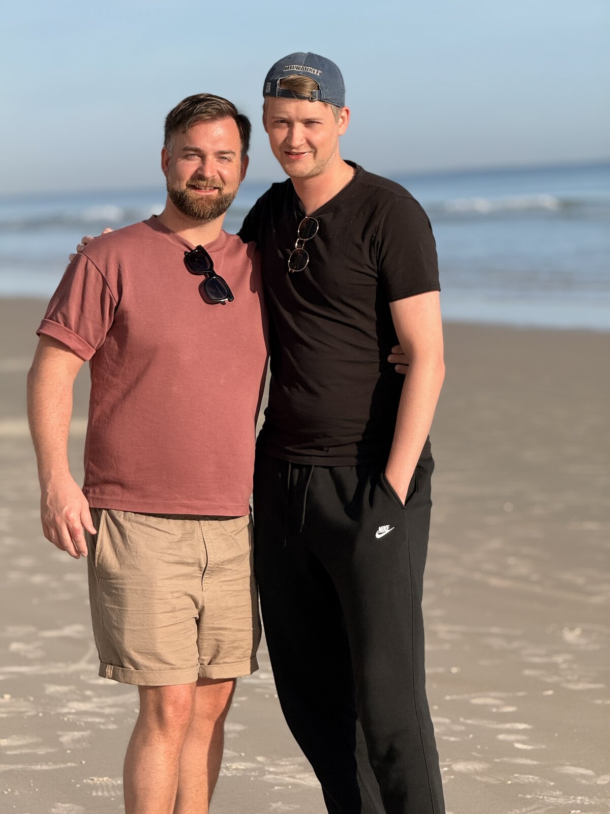 Martin & Alex, beach evening